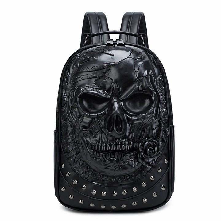 Stylish backpack with skull design Bowlift