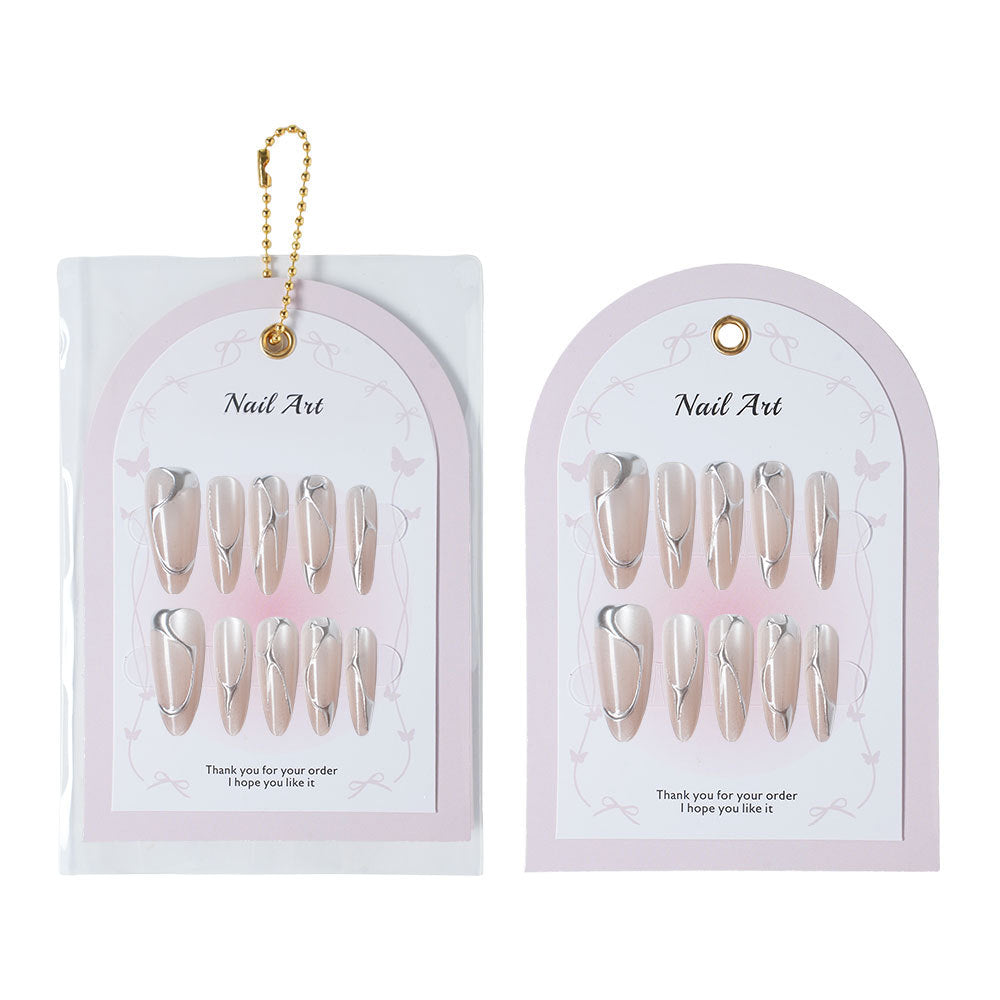 Elegant Abstract Art Press-On Nails Bowlift