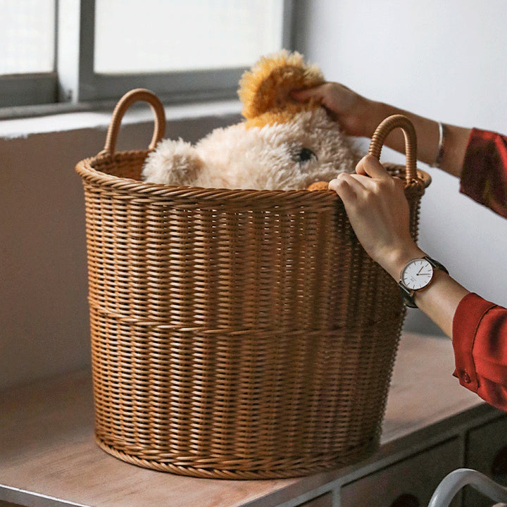 Handwoven Storage Basket Bowlift