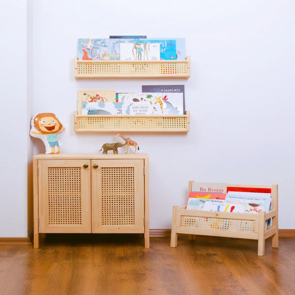 Handcrafted Natural Wood Storage Box Bowlift