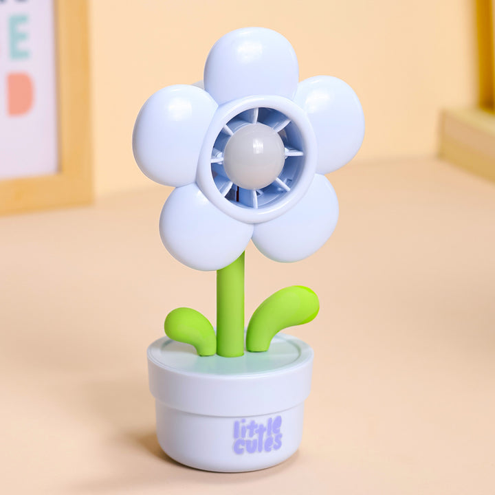 Flower-Themed Mini Desktop Cooling Fan Bowlift