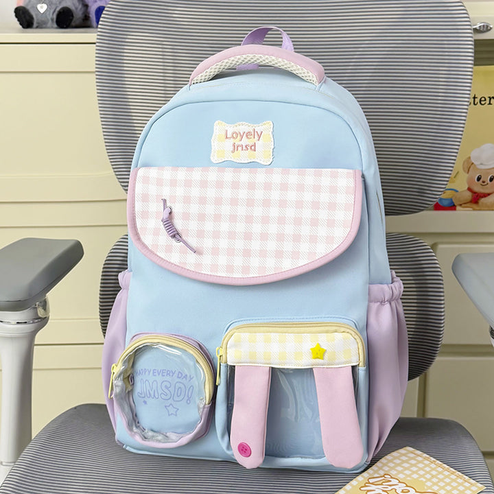 Playful Cartoon-Themed Backpack Bowlift