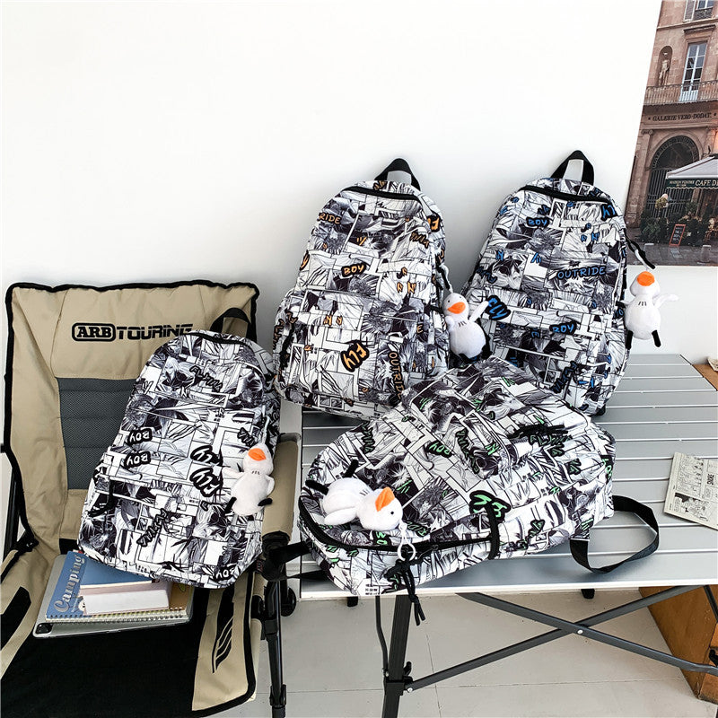 Graphic Print Backpacks Bowlift