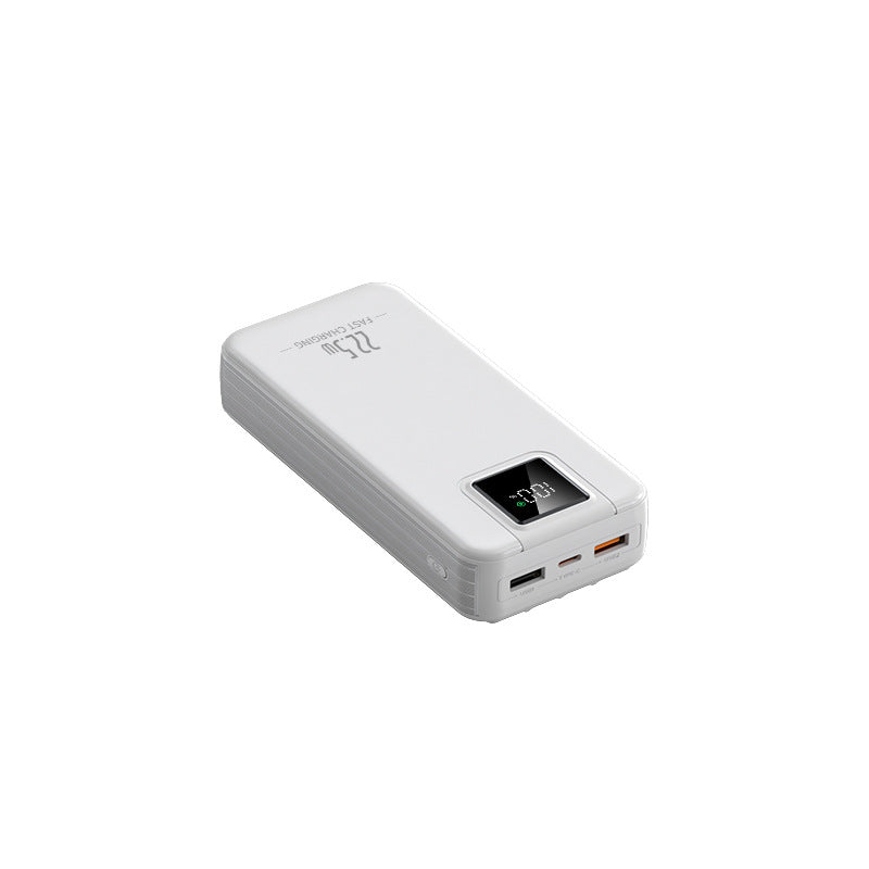 Portable power bank with intelligent fast charging function and digital charge level display Bowlift