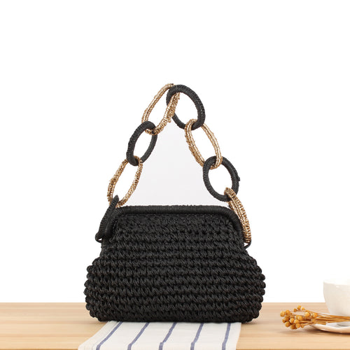 Stylish handbag with decorative chain strap Bowlift
