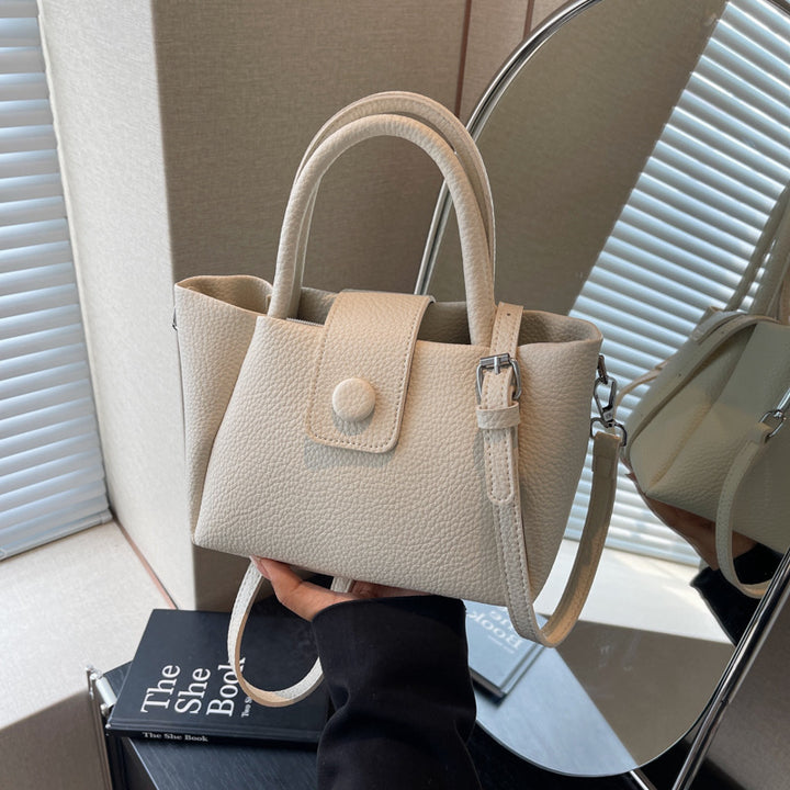 Compact Textured Handbag Bowlift