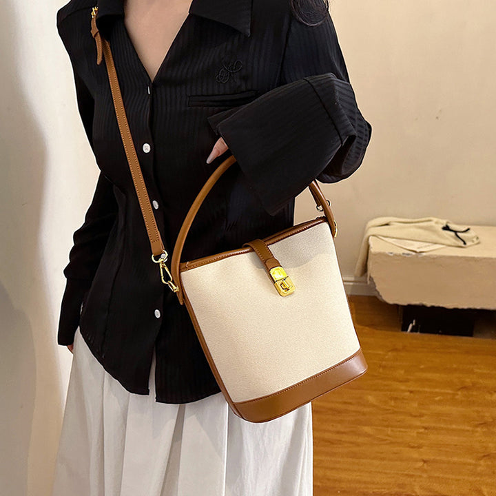 Chic Structured Bucket Bag Bowlift