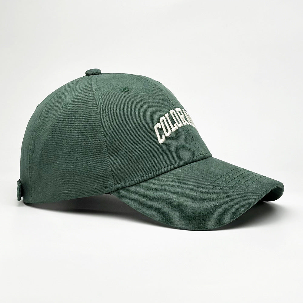 Women's fashionable cotton cap with embroidered lettering Bowlift