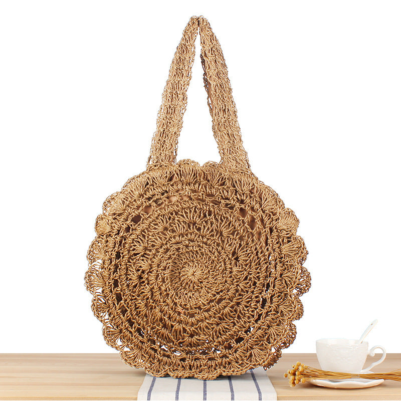 Handwoven bast bag Bowlift