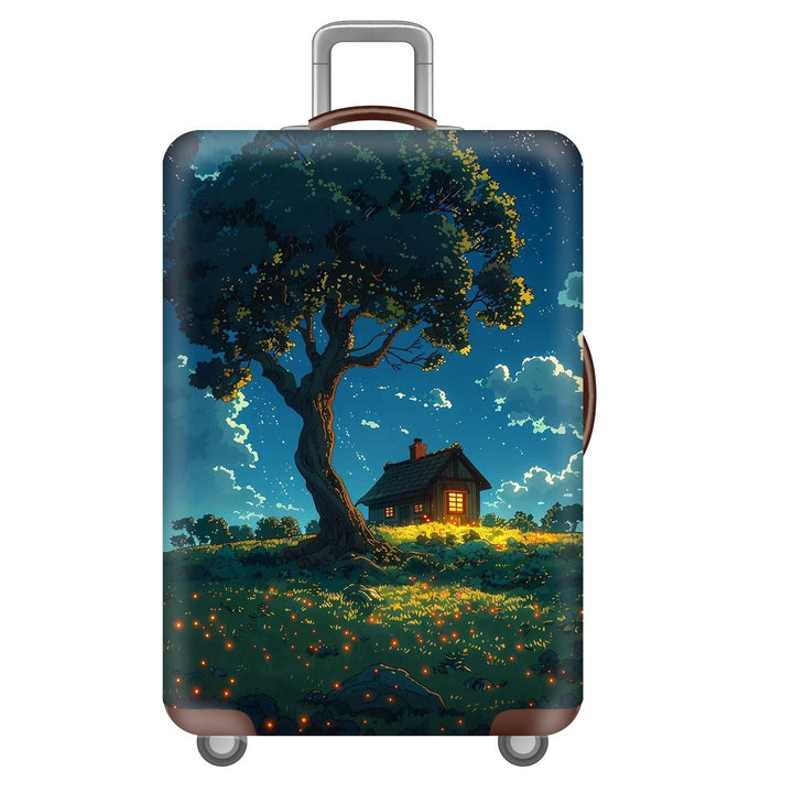 Unisex Hard Shell Suitcase with Inspiring Cityscape Bowlift