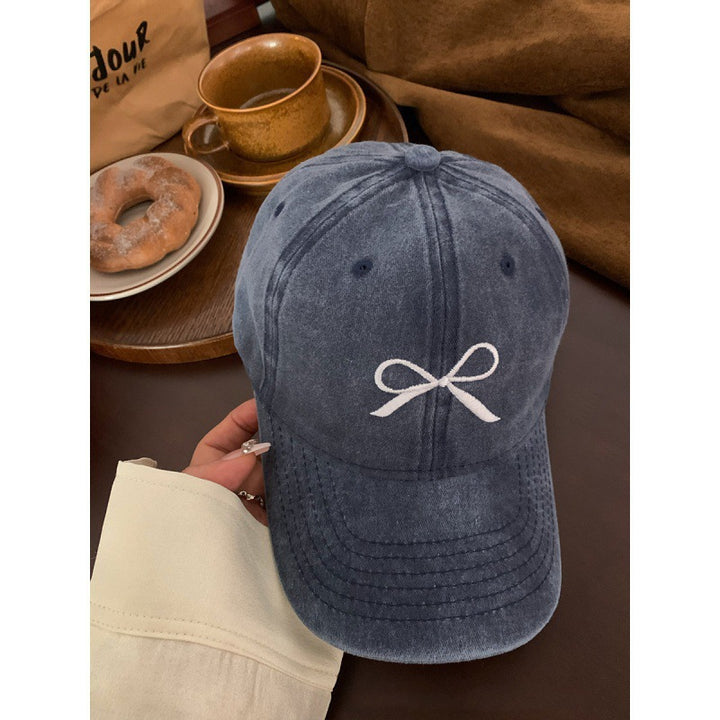 Women's Casual Embroidered Baseball Hat Bowlift