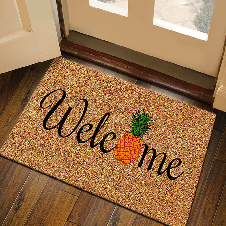 Personalized Holiday Welcome Mat Bowlift