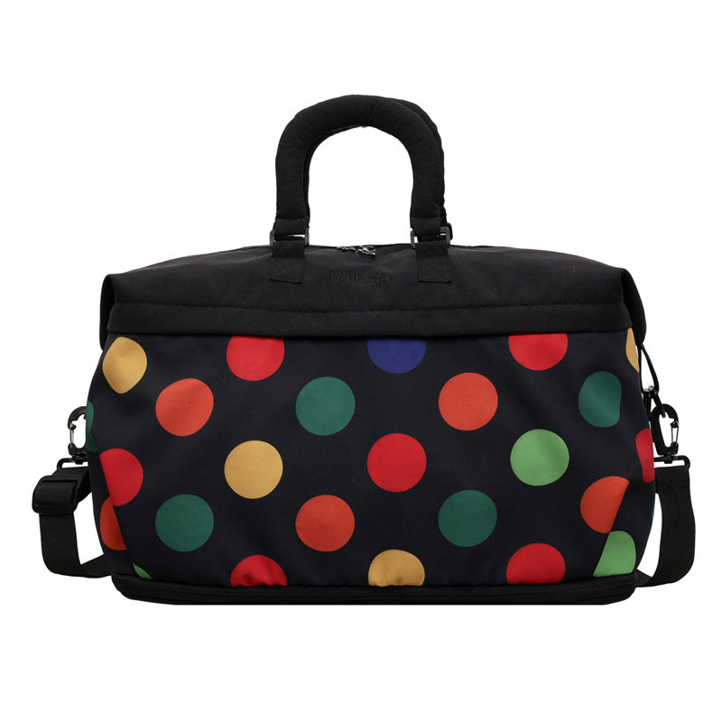 Colorful Polka Dot Travel Duffle Bag