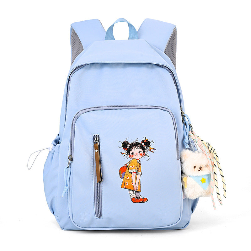 Backpack with Cute Cartoon Design Bowlift