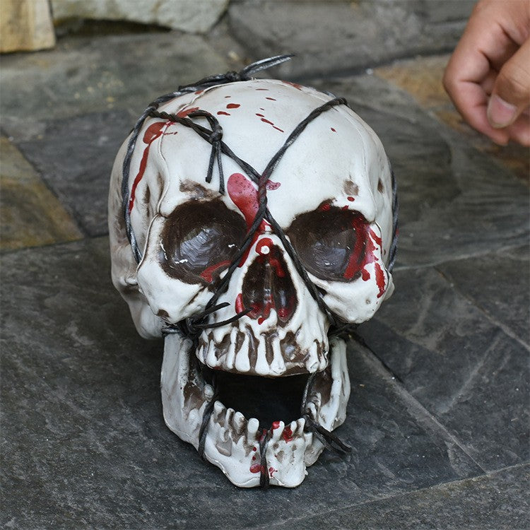 Decorative Skull Figurine Bowlift
