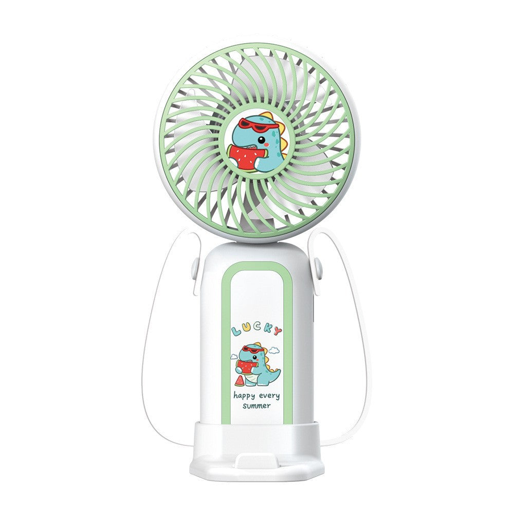 Creative Cartoon Design Handheld Fan Bowlift