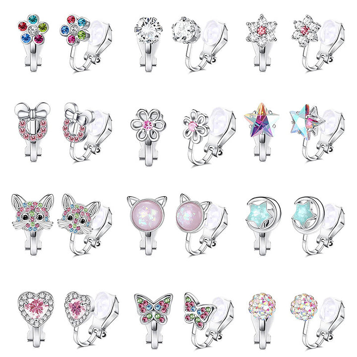 Charming Clip-On Earrings Set Bowlift