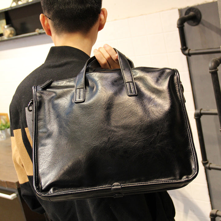 Elegant Briefcase in Minimalistic Style Bowlift