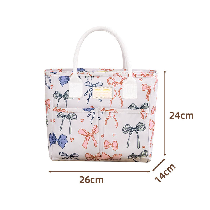 Multi-Pocket Insulated Lunch Tote Bowlift