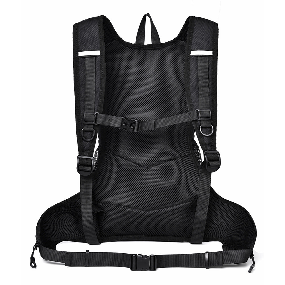 Sporty backpack with breathable mesh inserts and elastic carrying straps Bowlift