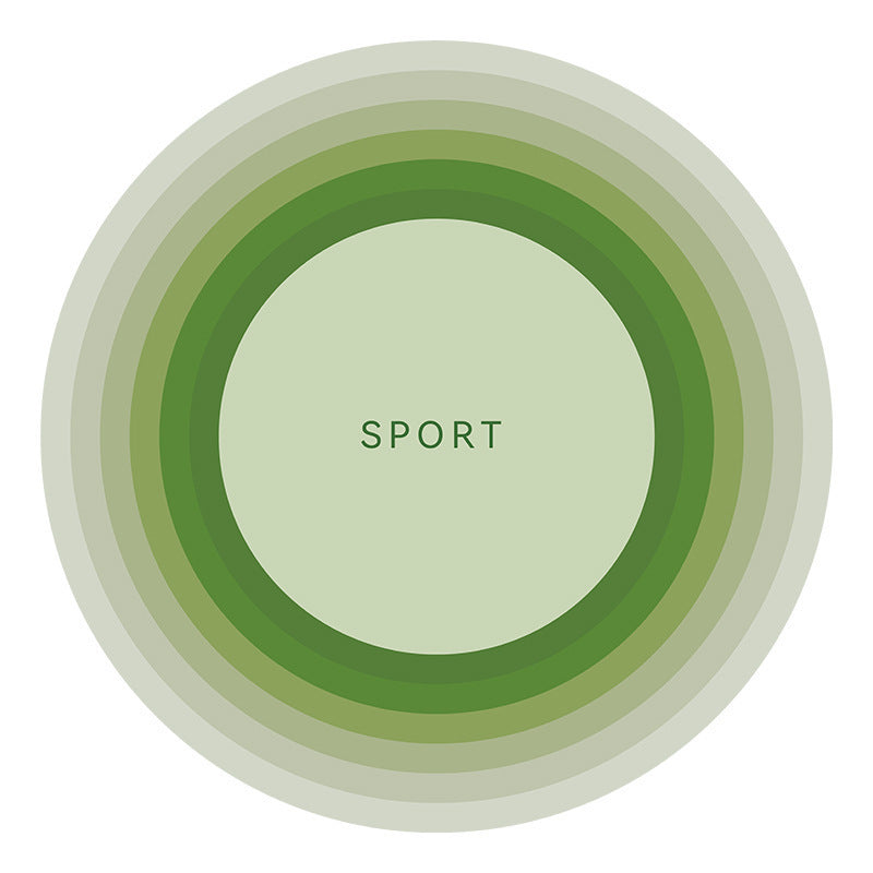 Abstract Sports-Themed Area Mat Bowlift