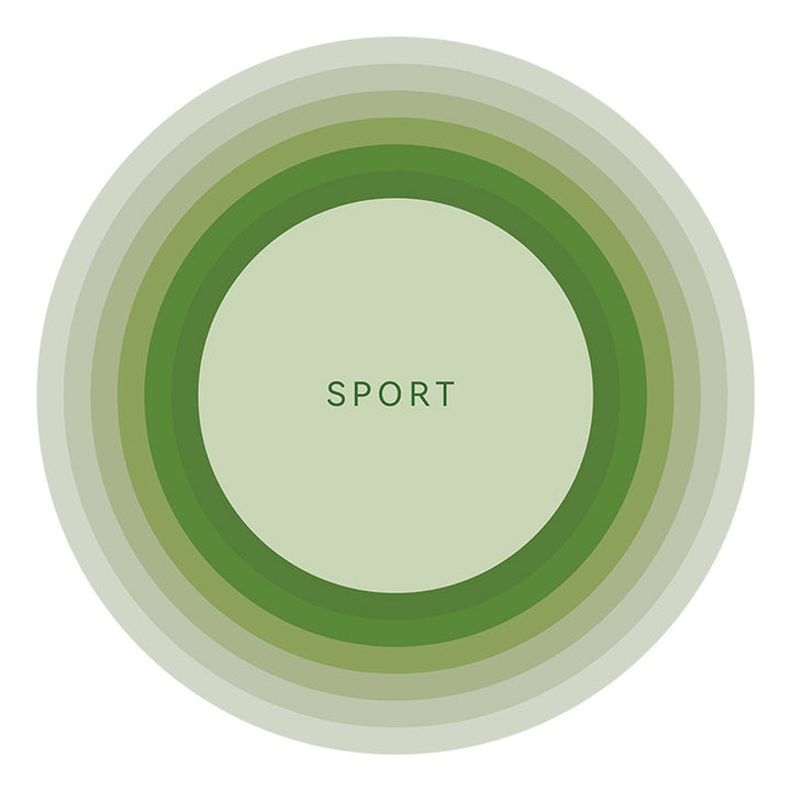Abstract Sports-Themed Area Mat Bowlift