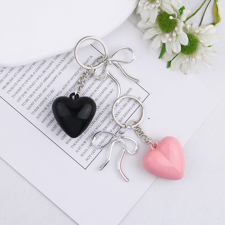 Charming Heart-Shaped Keychain Bowlift