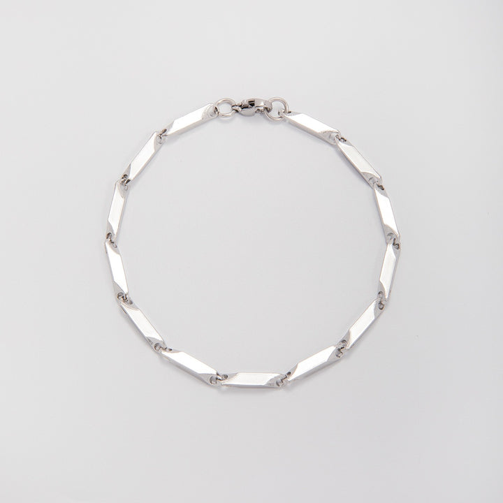 Distinctive Geometric Chain Bracelet Bowlift