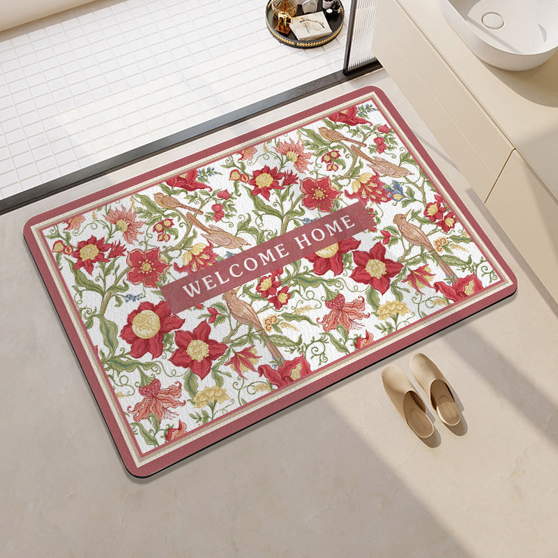Decorative Cartoon Welcome Mat Bowlift