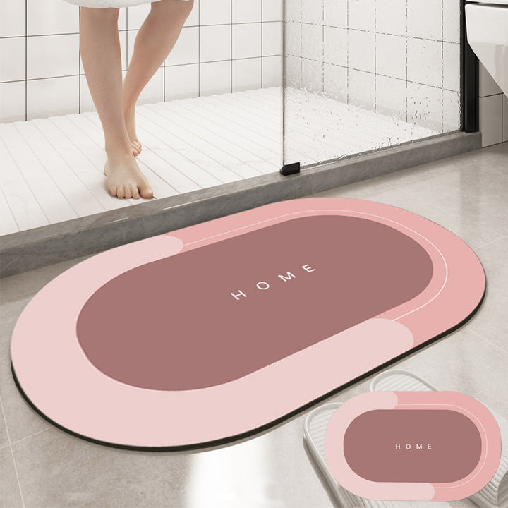 Stylish Water-Resistant Bath Mat Bowlift