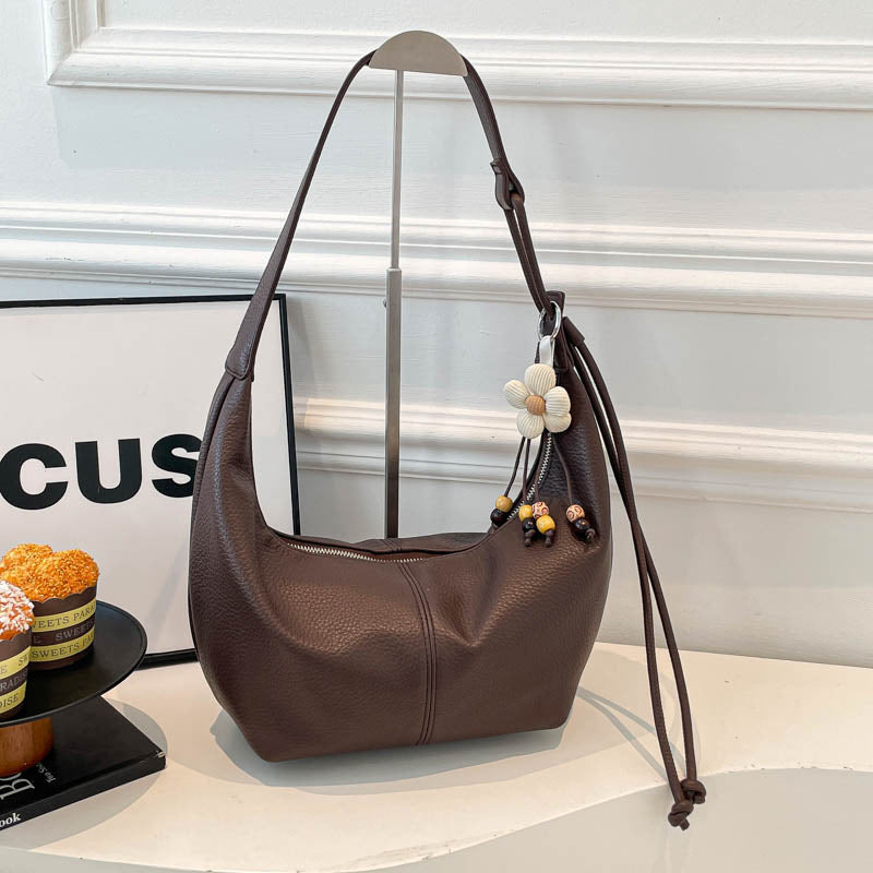 Leather Hobo Bag Bowlift