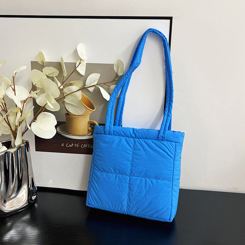 Stylish Quilted Tote Bag Bowlift