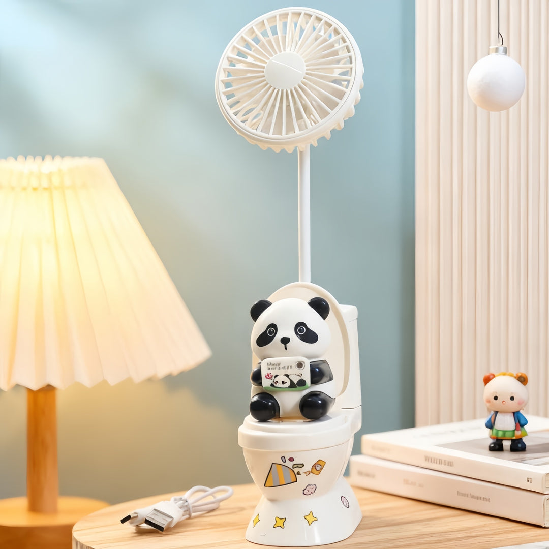 Creative Table Fan in Cute Bear Design Bowlift