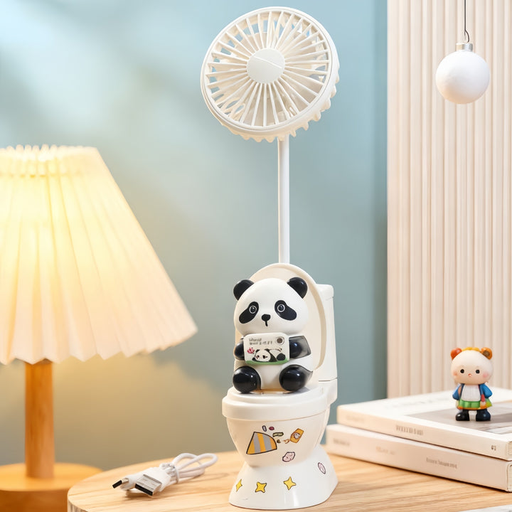 Creative Table Fan in Cute Bear Design Bowlift