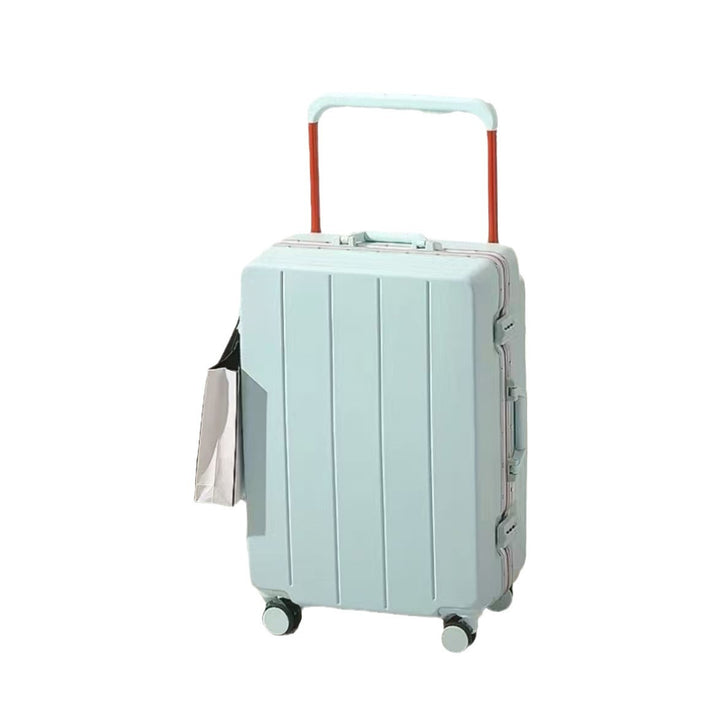 Expandable Travel Trolley Suitcase with Smooth Wheels Bowlift