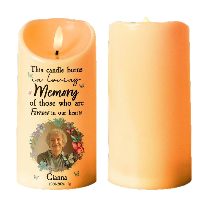 Realistic Flameless Led Wax Pillar Candle