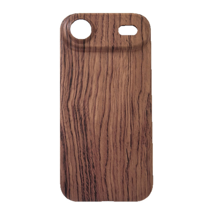 Handcrafted full-grain wood protective phone case with raised camera bezel Bowlift