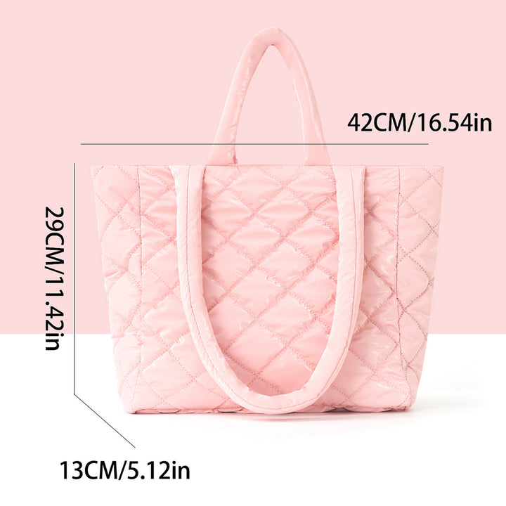 Fashionable tote bag with high-quality quilting Bowlift