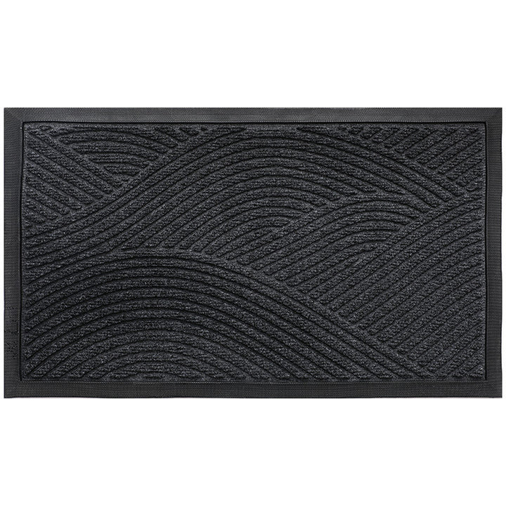 Textured Wave Design Entry Mat Bowlift