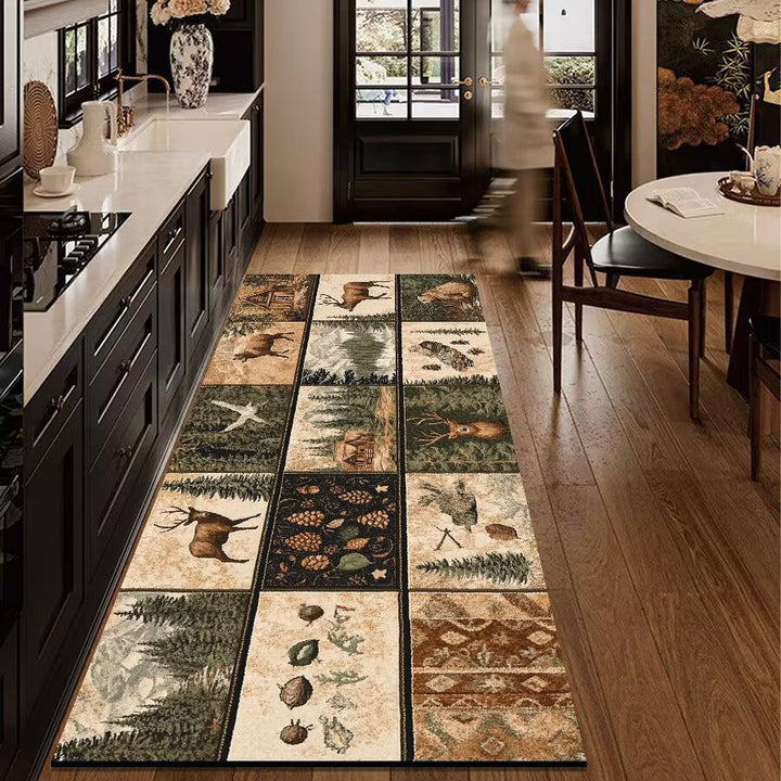 Rustic Outdoor Adventure Area Mat Bowlift