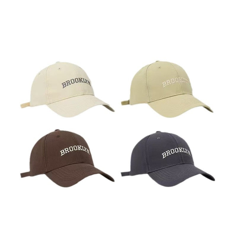 Men's Casual Embroidered Cotton Baseball Cap Bowlift