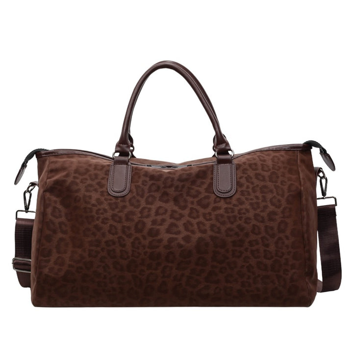 Stylish Leopard Print Travel Duffel Bag