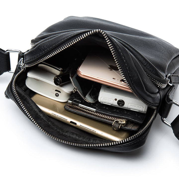 Shoulder bag made of high-quality leather Bowlift