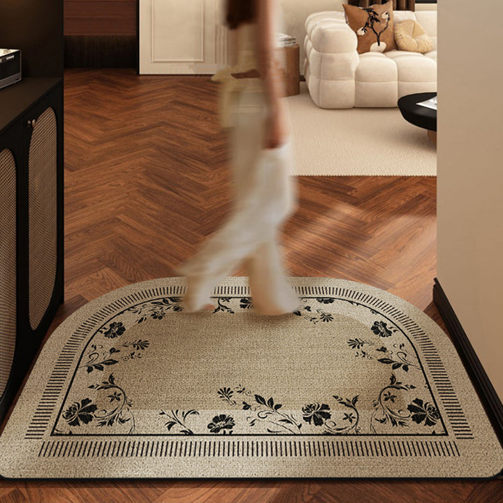 Elegant Textured Area Mat