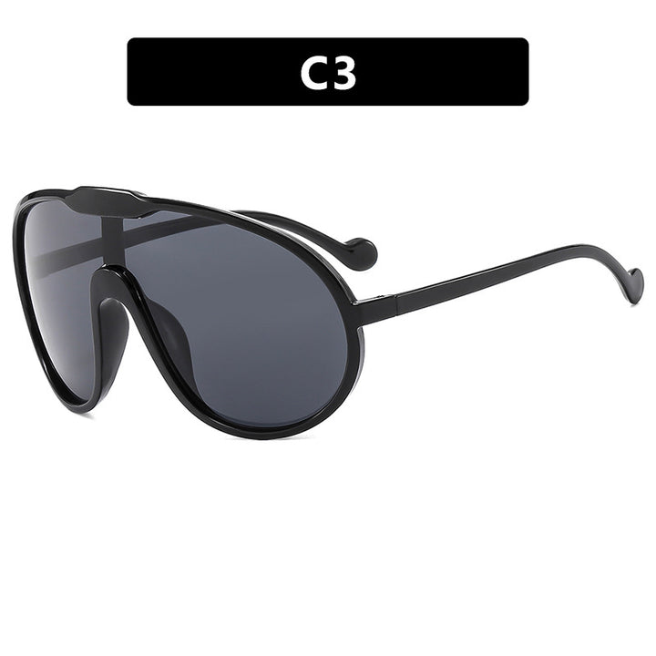 Women's futuristic transparent sunglasses with elegant shape Bowlift