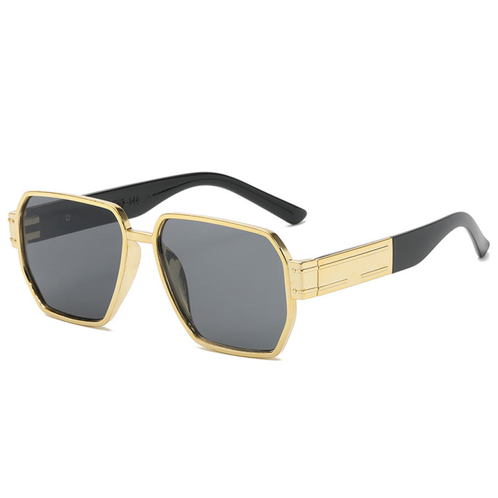 Ladies elegant sunglasses with striking geometric frame Bowlift