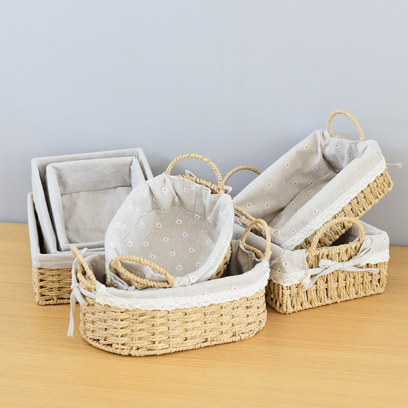 Rectangular Woven Storage Baskets Bowlift