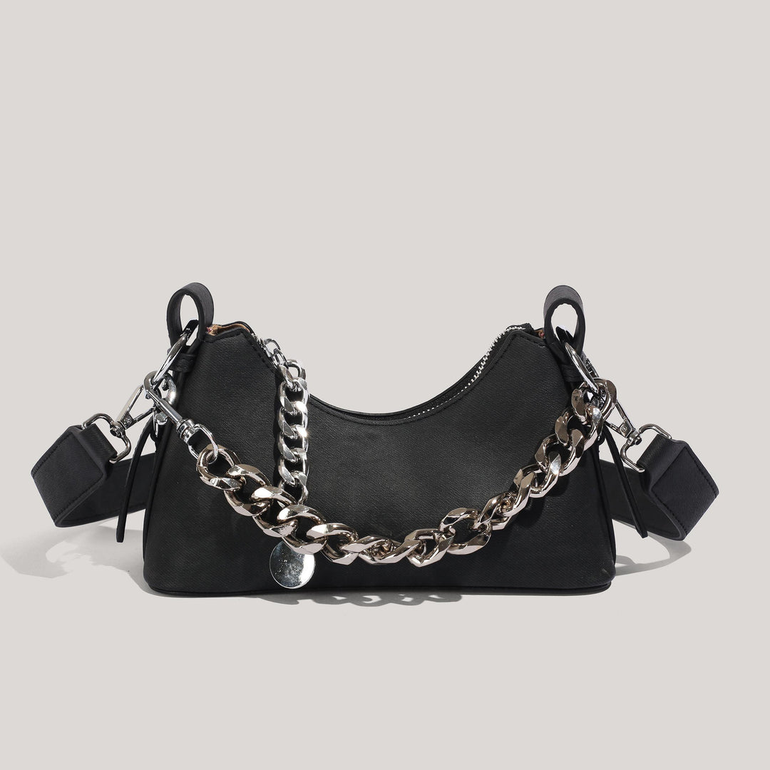 Stylish Chain Detail Handbag Bowlift