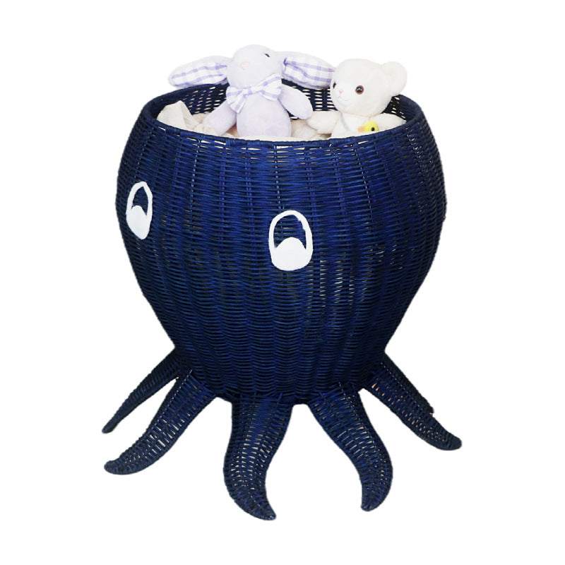 Cute Octopus-Shaped Woven Planter Bowlift