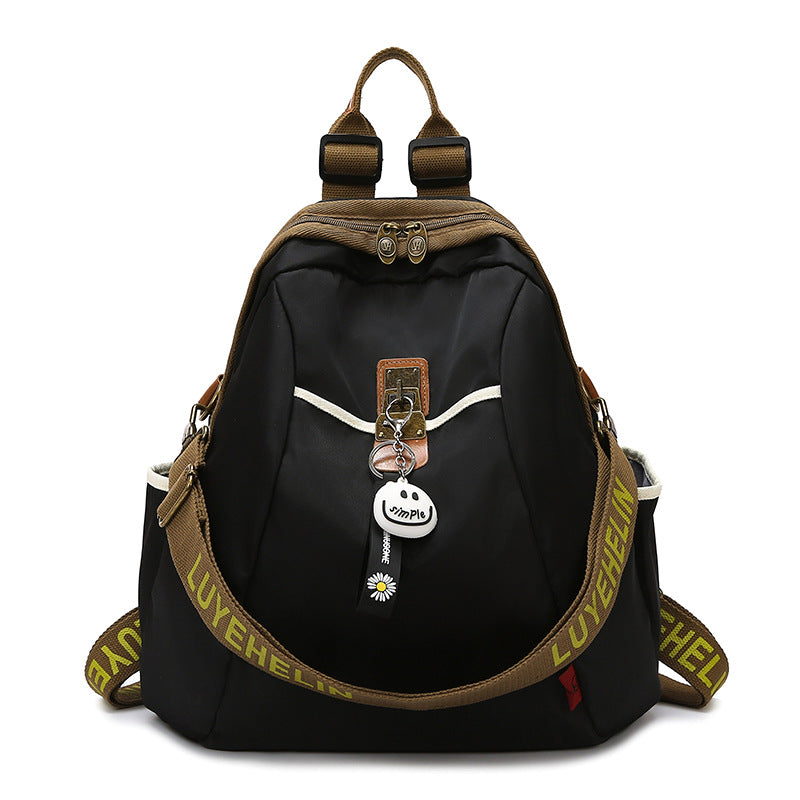 Artistic Floral Patterned Backpack Bowlift